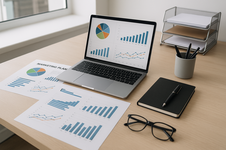 Marketing plan sample PDF template overview