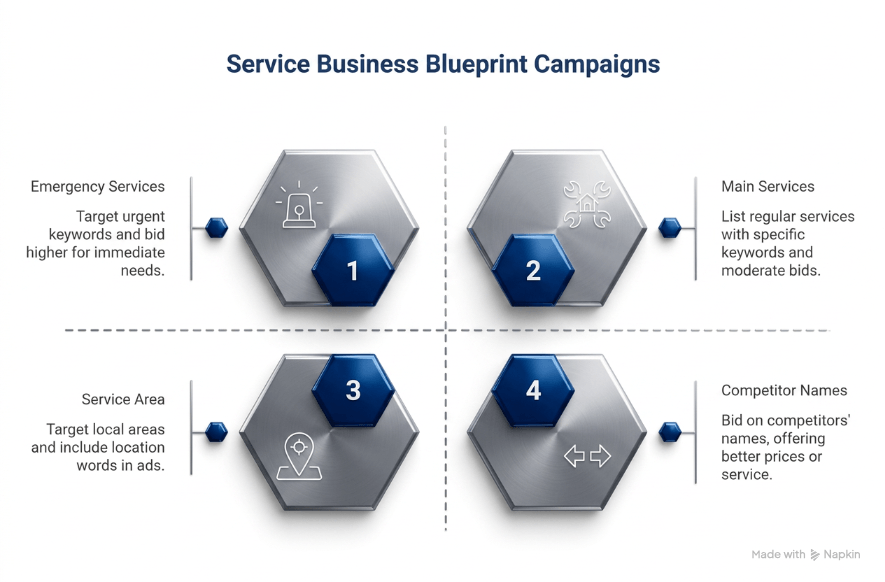 google ads campaign structure examples