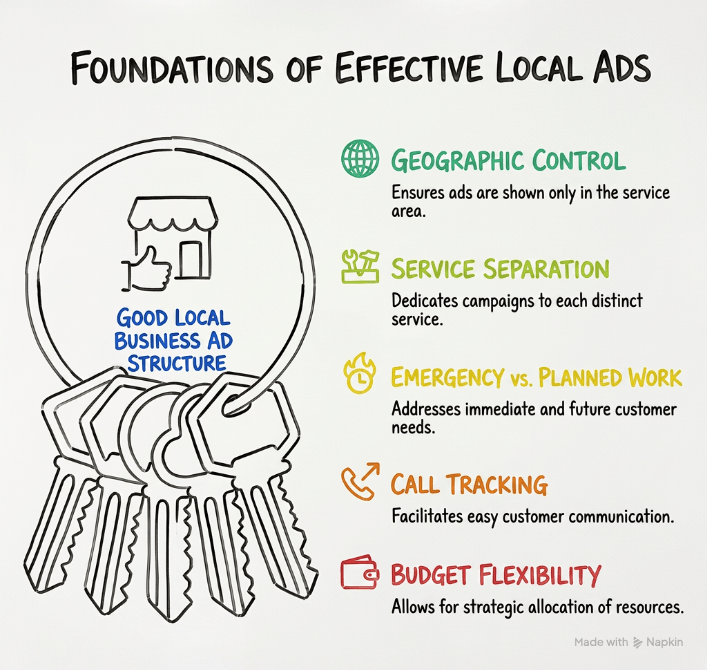 google ads structure examples