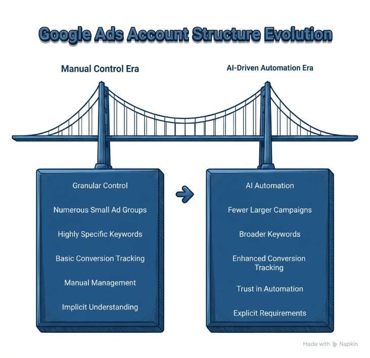 google ads account hierarchy