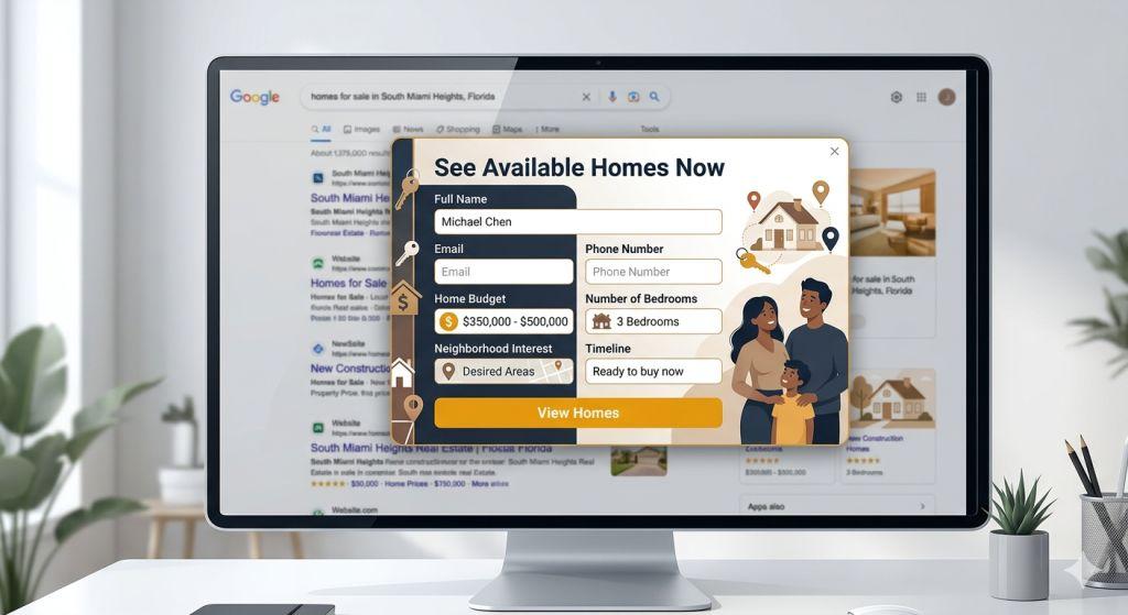 google ads lead form example
