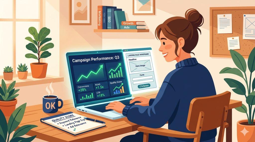 google ads landing page