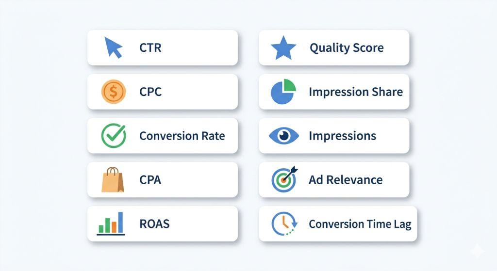 google ads kpis